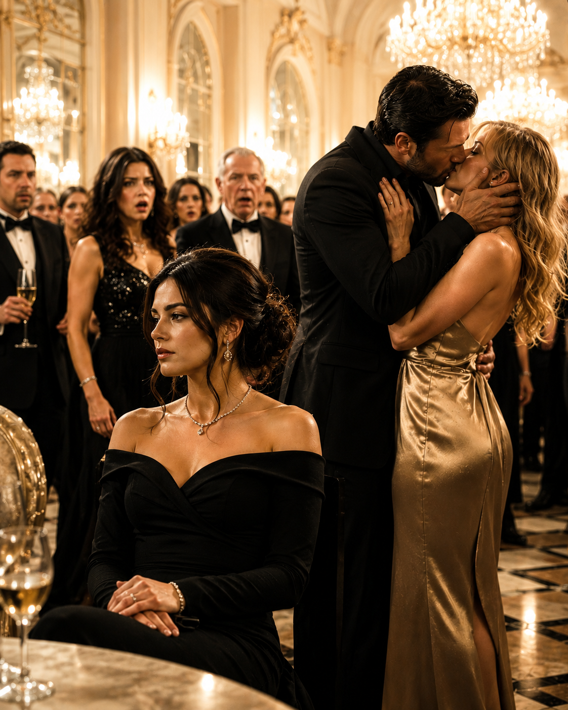 He Kissed His Mistress in Front of Everyone — Then His Wife Quietly Told the Room He Had Never Owned Any of It