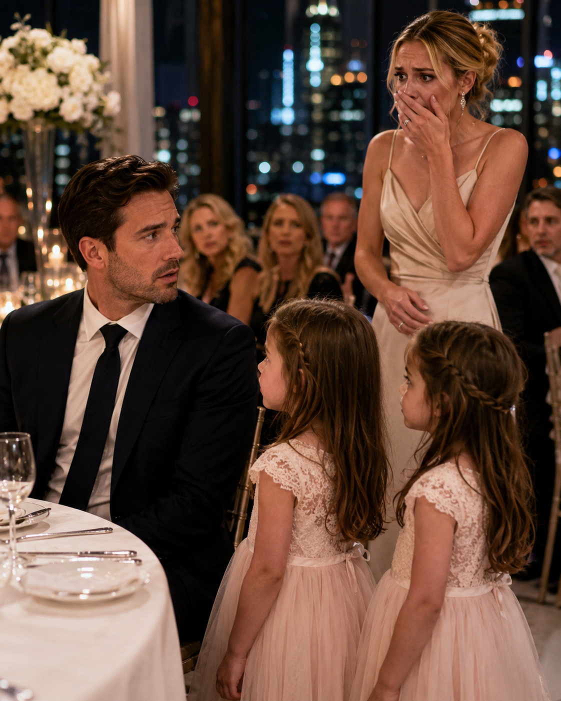 Two Little Girls Walked Up to a CEO at His Engagement Dinner and Said “You’re Our Dad”—His Fiancée’s Reaction Said Everything