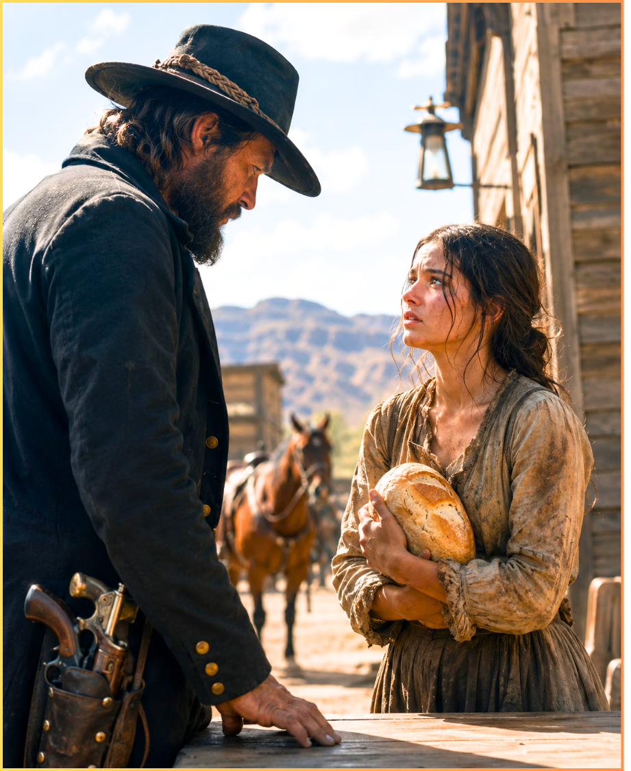 She stole a loaf of bread to save her dying sister — then the mountain man who terrified an entire town offered her something far more dangerous than mercy.