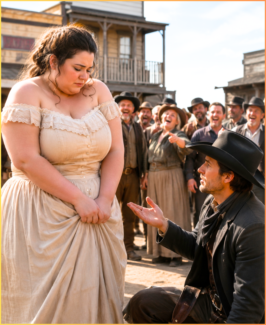 The town laughed when no man chose her — until one cowboy asked a question.