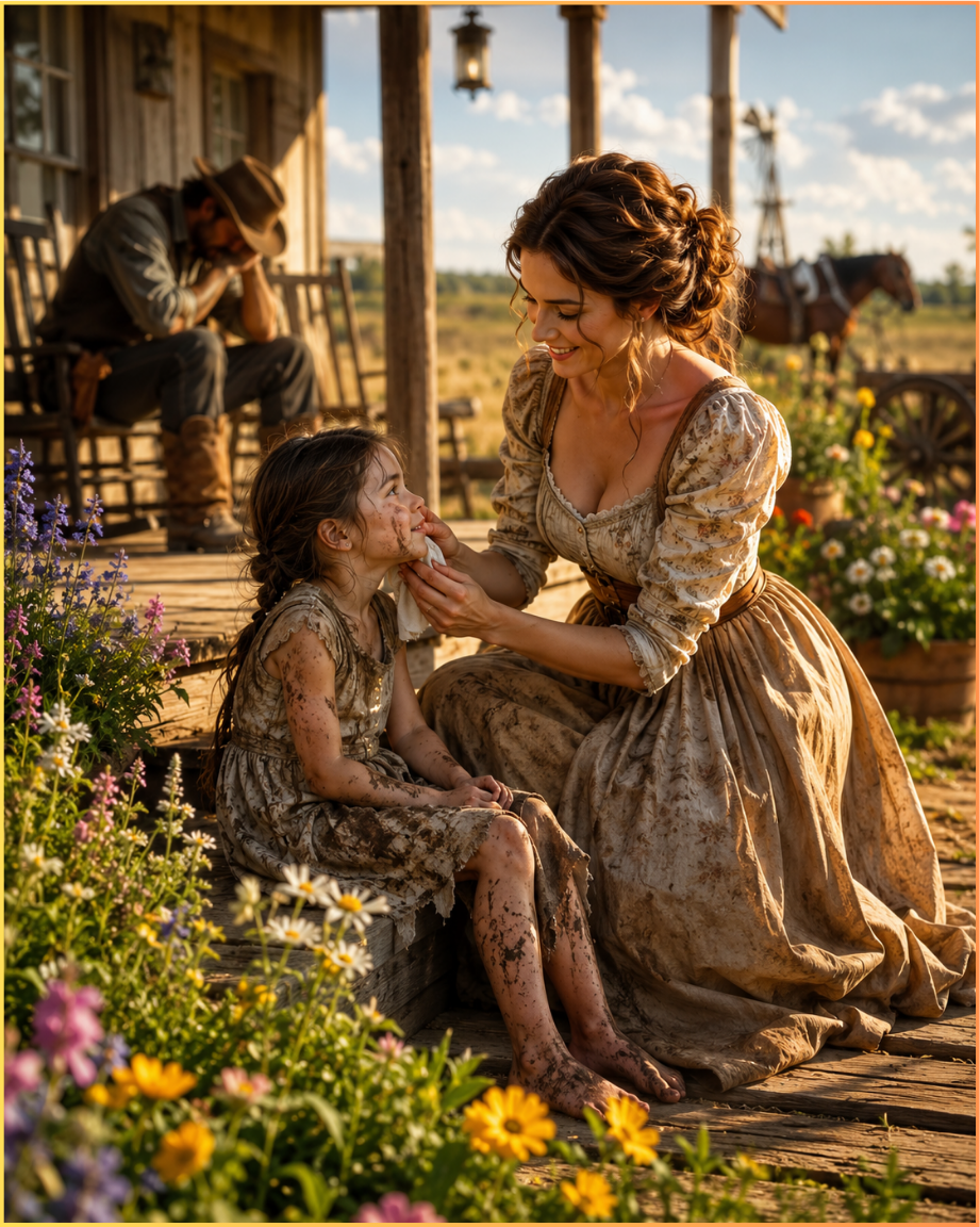 The little girl was dirty, lonely, and ignored after her father lost himself to grief—until a kind woman stepped into their lives.