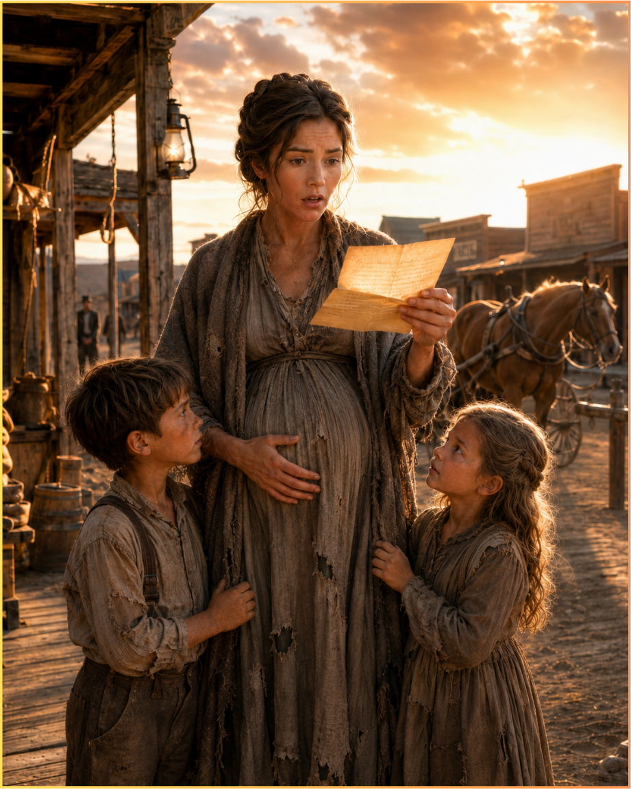 The Pregnant Widow Spent Her Last Two Dollars on Two Unwanted Orphans—Then Her Dead Husband’s Letter Revealed Who They Really Were