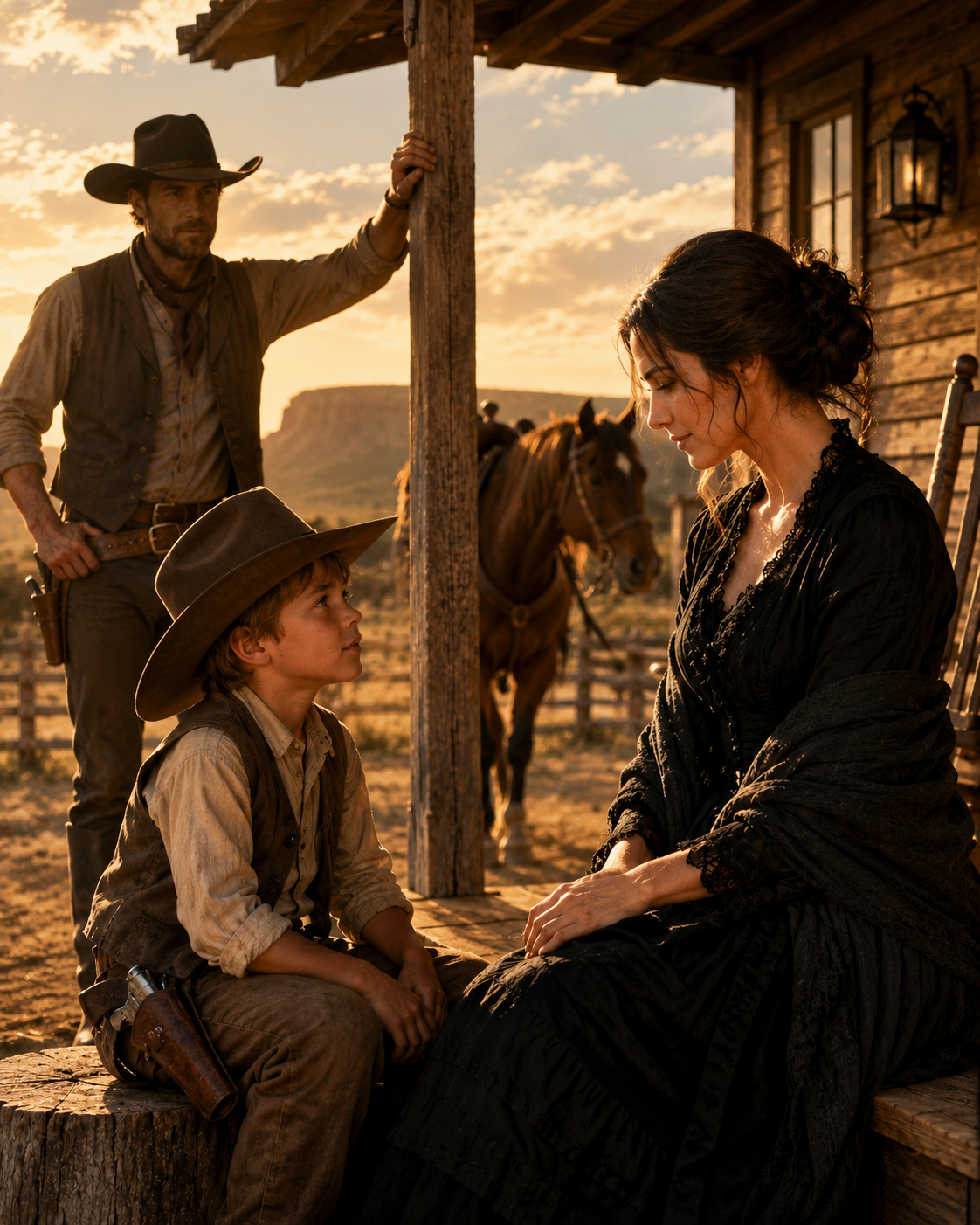 “Are You Lonely?” the Little Boy Asked — And the Young Widow’s Answer Changed Three Lives