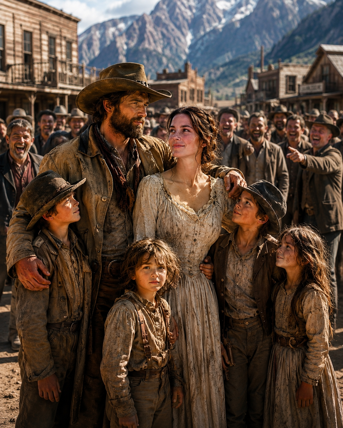 The Town Called Her Barren — Then a Mountain Man With Five Children Chose Her Over Everyone Else