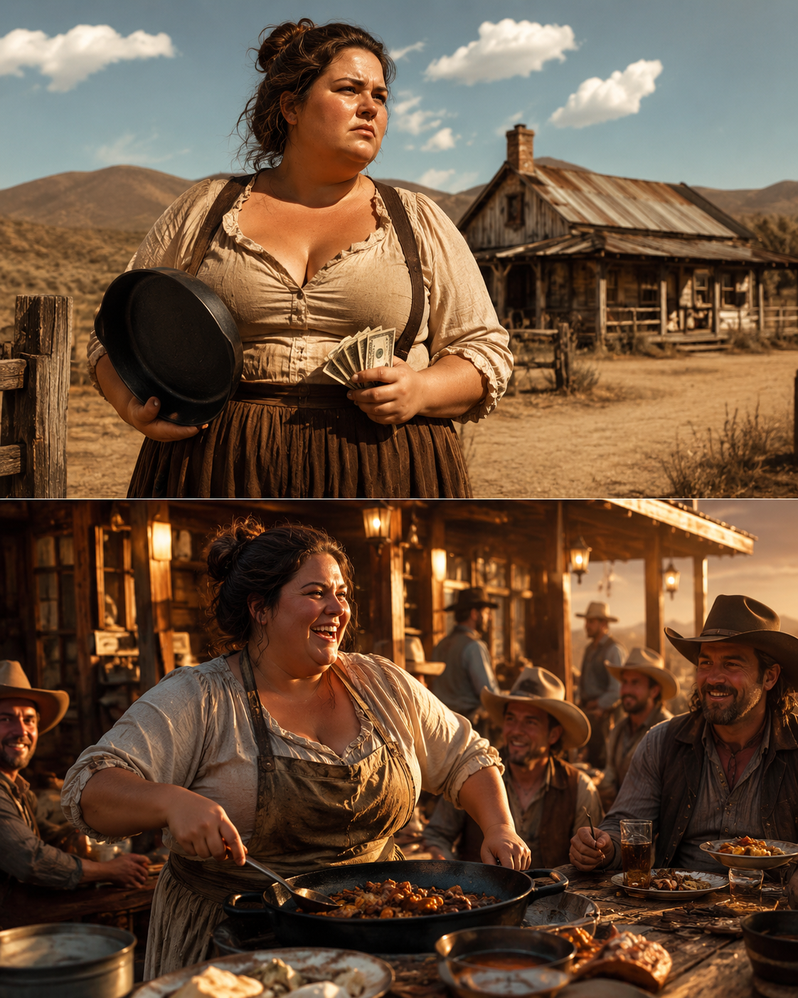 She Arrived With Forty-One Dollars and a Cast Iron Skillet — Then Turned a Collapsing Ranch Into a Business No One Saw Coming