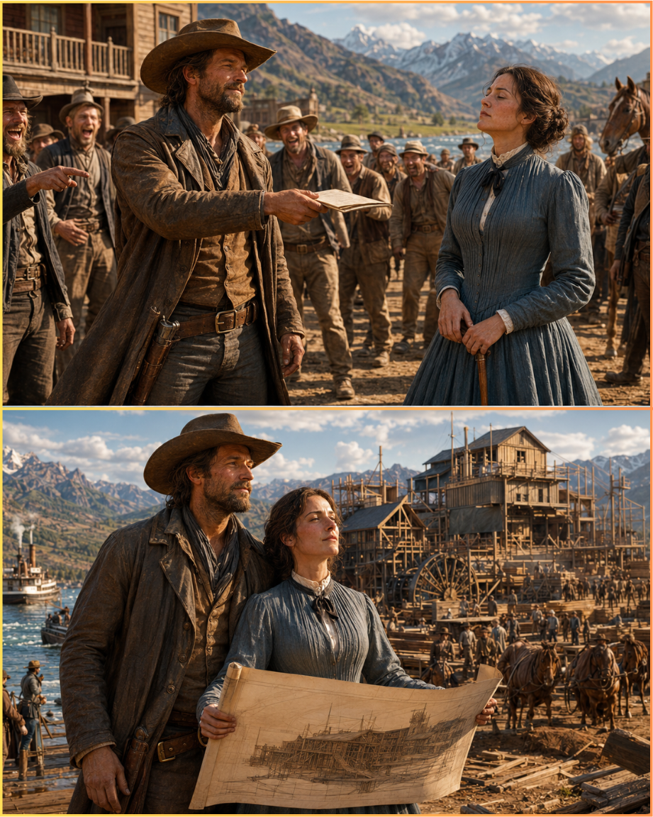 A Mountain Man Bought the Blind Widow’s Debt as a Joke to the Town — Then Her Hidden Design Built an Empire by the River