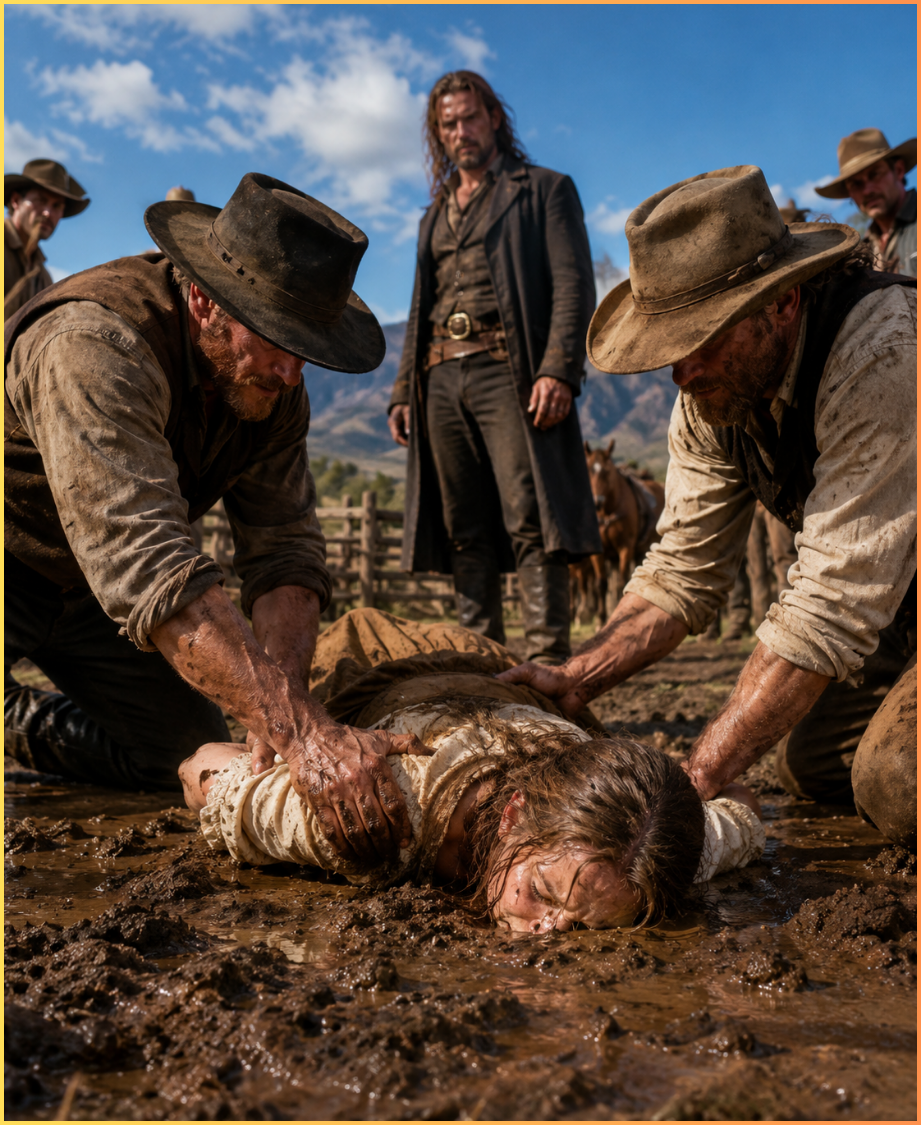 They Forced the Rancher’s Daughter Face-First Into the Mud — Then One Silent Mountain Man Took Her Side