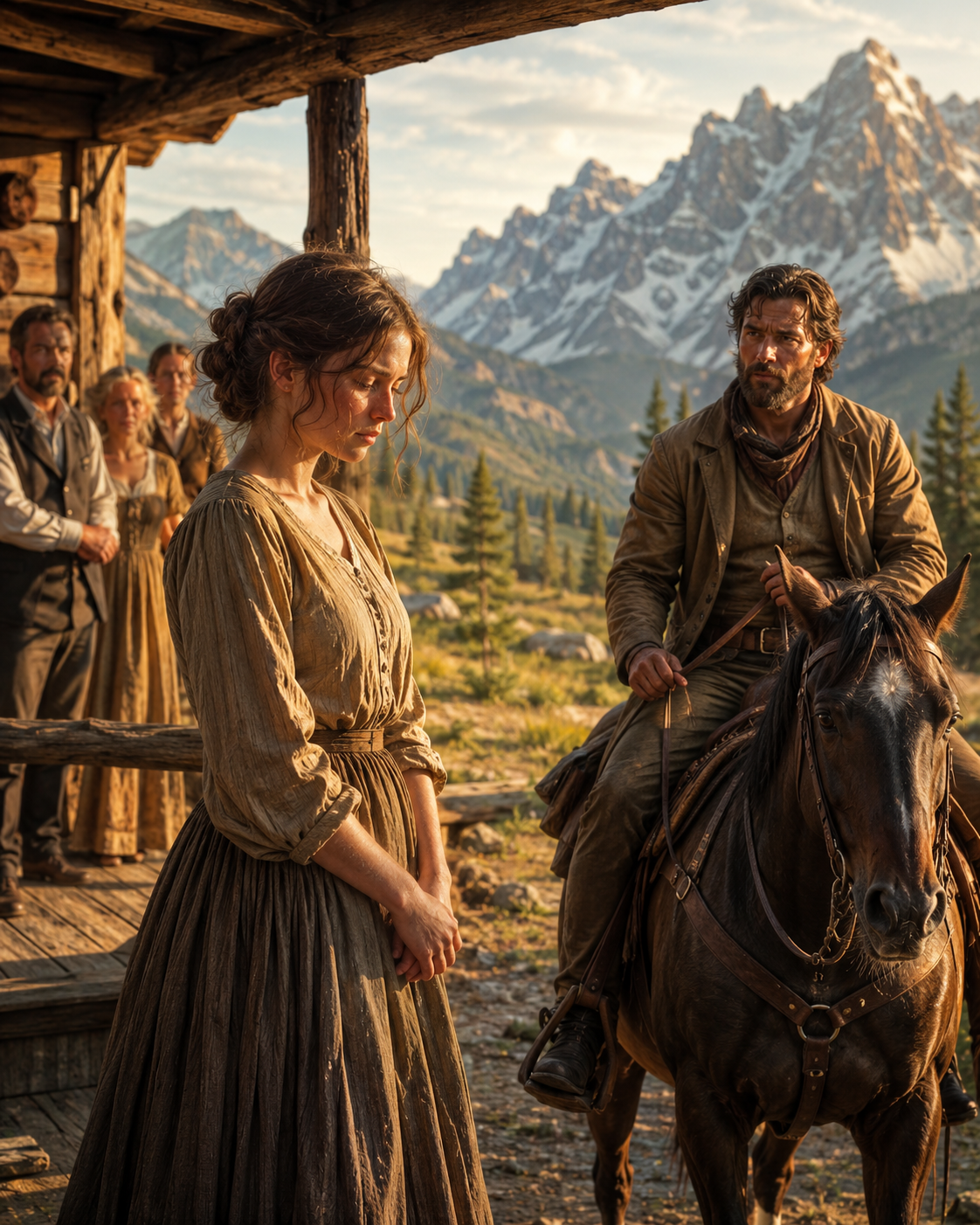 Her Family Sent the “Plain” Daughter to a Mountain Man as a Joke — Then He Saw Everything They Never Did