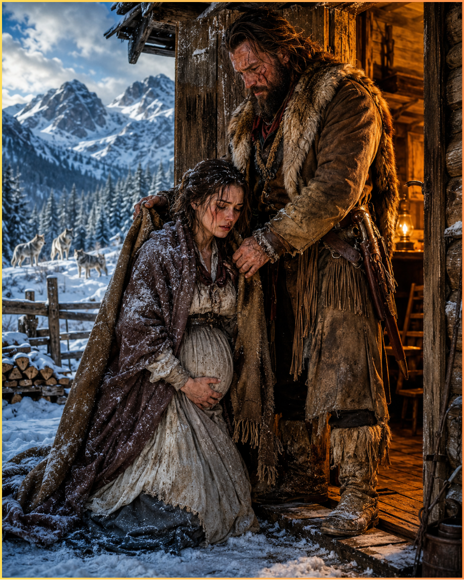 The Town Sent the Pregnant Maid Into the Snow to Die — Then the Mountain Man Opened His Door