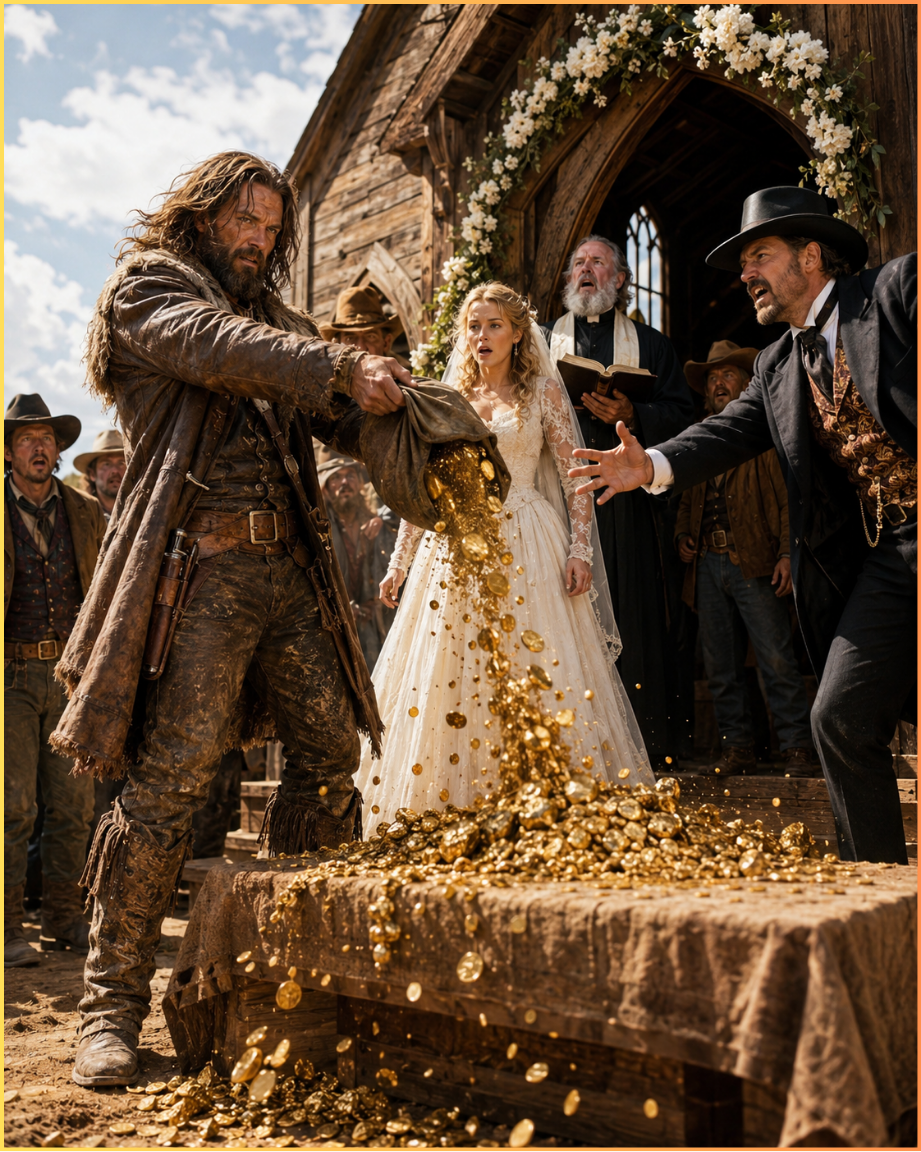 “I Haven’t Seen a Woman in Ten Years,” the Mountain Man Said — Then He Poured Gold on the Altar Claimed the Bride Crane Tried to Buy