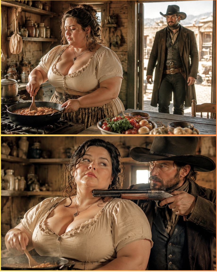 She Walked Into a Stranger’s Kitchen and Started Cooking—When He Pressed a Shotgun to Her Neck, She Didn’t Drop the Spoon