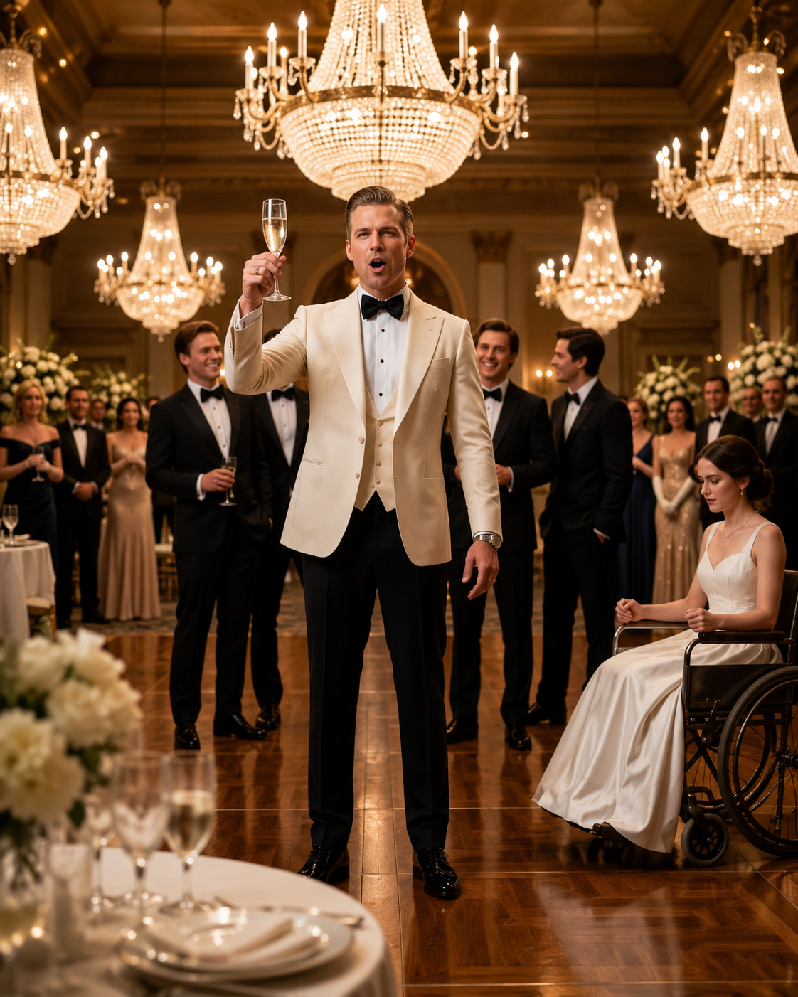 THE SERVING BOY THEY CALLED INVISIBLE KNELT BEFORE A PARALYZED GIRL AT HER OWN BIRTHDAY BALL — And Healed What $32 Million Could Not
