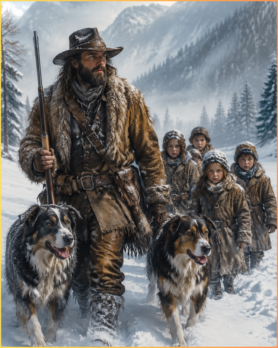 The Mountain Man Entered the Blizzard With Only Two Dogs — Then They Found the Seven Children Everyone Lost